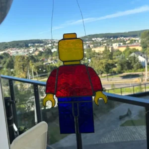 Stained Glass Toy Figure Suncatcher